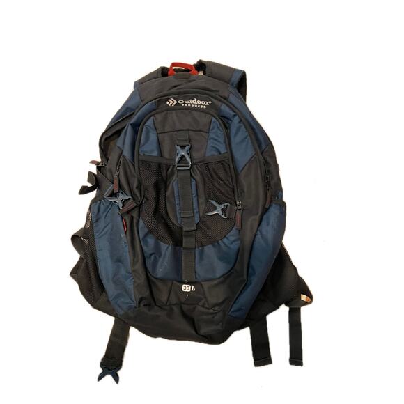 Outdoor Products Blue Black 30L Backpack - Picture 1 of 5